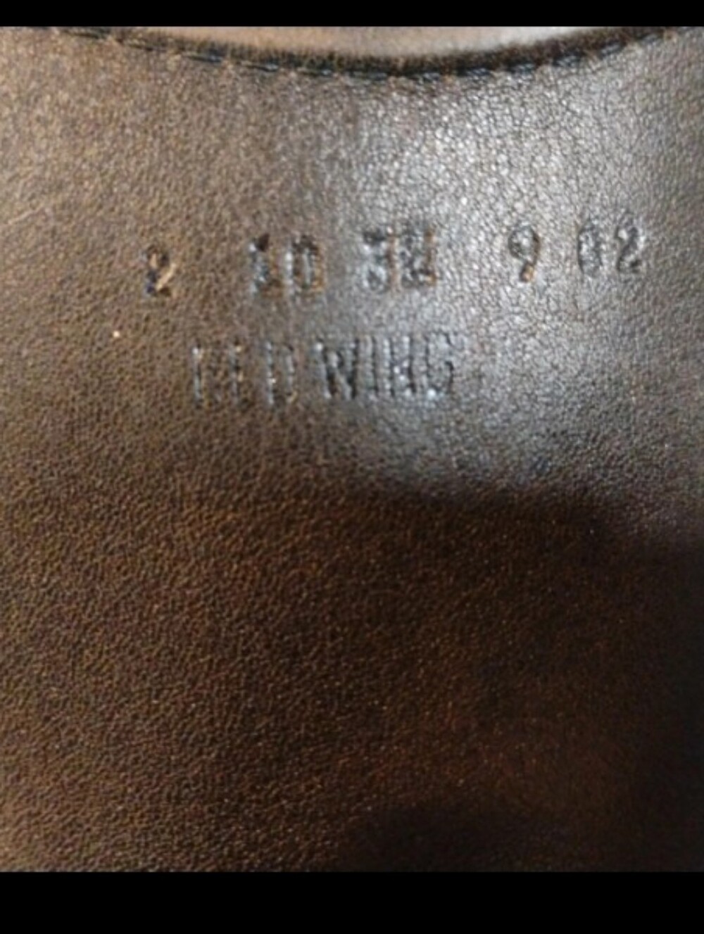 Vintage Red Wing Pecos 1116 Black Leather Work Boots Wide Men's 10 EE (Sept 2002 - Picture 4 of 5